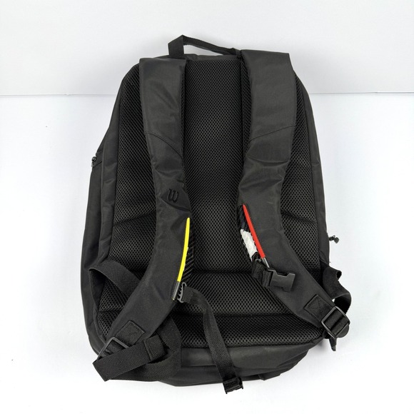 Wilson Backpack Black Laptop Compartment Multi Zip Pockets Padded Straps Travel - Picture 6 of 9